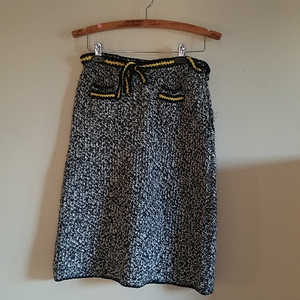 James coviello x anna sui knit skirt